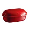 Emile Henry ARTISAN Ceramiczna Forma do Pieczenia Chleba 3,35 l Czerwona
