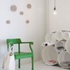 Muuto DOTS Wieszak Drewniany - Zestaw 5 Drewnianych Wieszaków / Szary