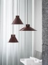 Muuto TOP PEDANT Stalowa Lampa Wisząca 36 cm Ciemnozielona