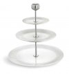 Kähler HAMMERSHØI Patera Porcelanowa - Etażerka 3-Piętrowa / Biała