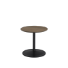 Muuto SOFT SIDE Stolik Okrągły 40 cm Czarny / Blat 41 cm Ciemny Dąb
