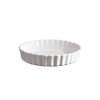 Emile Henry NATURAL CHIC Ceramiczna Forma do Tarty 24 cm Biała