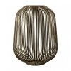 Blomus LITO Lampion - Świecznik 45 cm Brązowy Metaliczny / Burned Metal