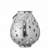 Bloomingville MAIKA Lampion Aluminiowy 40 cm / Srebrny