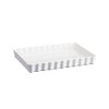 Emile Henry NATURAL CHIC Ceramiczna Forma do Tarty 24x34 cm Prostokątna - Biała