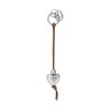 Georg Jensen HEART Brelok do Kluczy na Skórzanym Sznurku / Serce