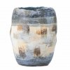 Bloomingville NIENNA Ceramiczny Wazon do Kwiatów 31 cm / Niebieski