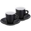 Kela MATTIA Filiżanki do Kawy Espresso 50 ml 2 Szt. Czarne