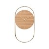 Andersen Furniture A-WALL Drewniany Zegar Ścienny w Metalowej Ramie / Dębowy