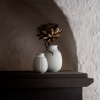 Lyngby Porcelain CURVE Wazon do Kwiatów 17,5 cm Biały