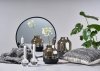 Villa Collection MIRROR Lustro Ścienne Okrągłe 50 cm Czarne