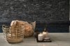 Villa Collection SCANDI Kosz do Przchowywania - Zestaw 2 Dużych Koszy Bambusowych