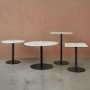Menu HARBOUR COLUMN Stół Okrągły 60 cm Blat Linoleum - Czarny