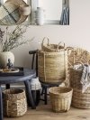 Bloomingville MILOS Drewniany Stolik Kawowy 70 cm / Czarny