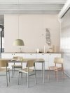 Muuto LOFT Krzesło - Czarne / Siedzisko Ciemnobrązowe