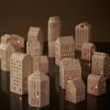 Kähler URBANIA Świecznik Tealight - Domek Biały - Little Tower