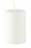 Villa Collection PILLAR Świeca Bryłowa 9 cm Biała