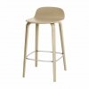 Muuto VISU BAR Hoker - Stołek Barowy 65 cm Dębowy