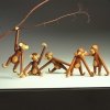 Kay Bojesen MONKEY Figurka Drewniana Małpka MINI Drewno Tekowe
