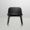 Muuto VISU LOUNGE Krzesło Drewniane - Czarne