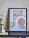 Bloomingville ARCHES Ilustracja - Grafika Dekoracyjna w Drewnianej Ramie / Czarna