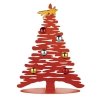 Alessi BARK Stalowa Choinka Świąteczna 45 cm Czerwona