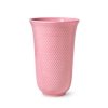 Lyngby Porcelain RHOMBE Wazon do Kwiatów 20 cm Różowy