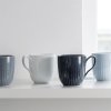 Kähler HAMMERSHØJ Kubek z Uchem 330 ml Granatowy