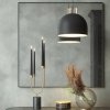 Aytm LUCEO Lampa Wisząca Okrągła 45 cm Czarna