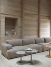 Muuto SOFT SIDE Stolik Okrągły 40 cm Biały / Blat 41 cm Dąb Naturalny