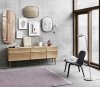 Muuto VISU LOUNGE Fotel Tapicerowany - Czarny Tkanina Steelcut Trio 190