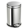 simplehuman Kosz na Śmieci Pedałowy 4,5 l / Srebrny Połysk