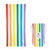 Dock & Bay CABANA Szybkoschnący Ręcznik Plażowy XL 200x90 cm / Rainbow Skies