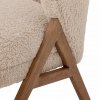 Bloomingville CAMINO Fotel Tapicerowany Boucle / Beżowy