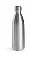 Sagaform TO GO Stalowa Butelka Termiczna 500 ml Srebrna Metaliczna
