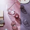 Holmegaard FLOW Świecznik Tealight - Przezroczysty