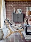 Bloomingville ULRIKE Stolik Kawowy z Drewna Mango / Czarny