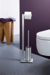 Zack LINEA Ścienna Szczotka do WC Stal Polerowana