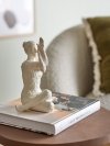Bloomingville ADALINA Dekoracyjna Figurka Kobiety - Joga / Biała
