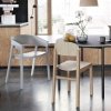 Muuto COVER Krzesło Drewniane - Ciemnoszare