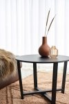Villa Collection SIMPLY Okrągły Stolik Kawowy 62 cm Czarny