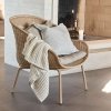 House Doctor HAPUR Fotel Lounge z Wikliny / Naturalny