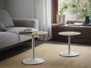 Muuto SOFT SIDE Stolik Okrągły 48 cm Biały / Blat 48 cm Linoleum