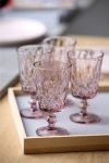 Lyngby Glass SORRENTO Kieliszki do Wina 290 ml 4 Szt. / Różowe