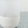 House Doctor COZY Świecznik Tealight z Białym Kloszem