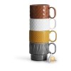 Sagaform COFFEE RETRO Filiżanka do Kawy 400 ml Żółta