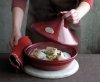 Emile Henry - Ceramiczne Naczynie do Gotowania Tagine 32 cm - Czerwony