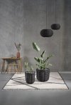 Villa Collection SCANDI Lampa Wisząca Rattanowa 40 cm Czarna