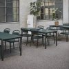 Muuto LINEAR SIDE Krzesło Ogrodowe Metalowe / Czarne