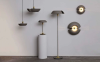 Aytm CYCNUS Lampa Wisząca 30 cm Taupe / Złota